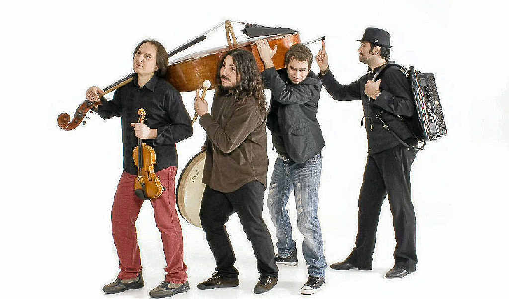 The Luca Ciarla Quartet will stop in Gympie next weekend. The Luca Ciarla Quartet will stop in Gympie next weekend.